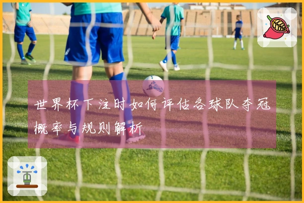世界杯下注时如何评估各球队夺冠概率与规则解析