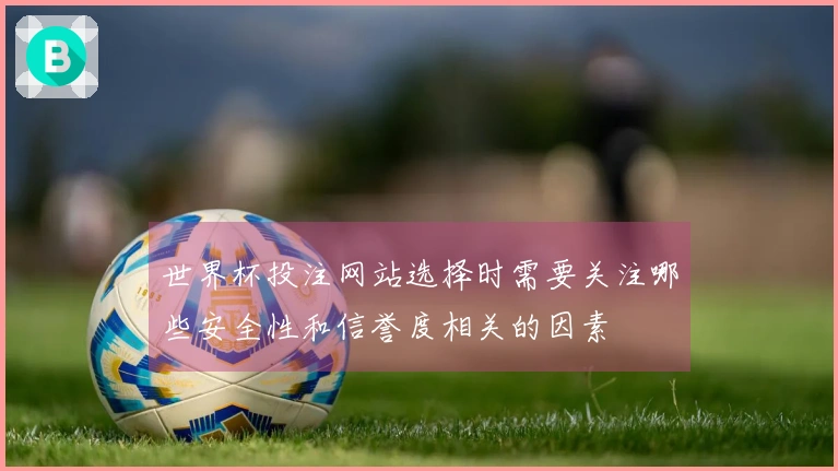 世界杯投注网站选择时需要关注哪些安全性和信誉度相关的因素