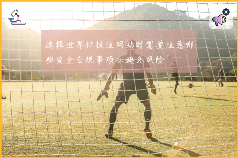 选择世界杯投注网站时需要注意哪些安全合规事项以避免风险