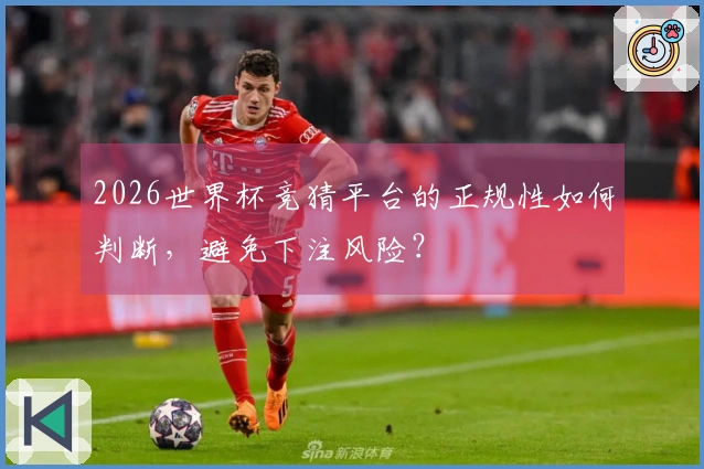 2026世界杯竞猜平台的正规性如何判断，避免下注风险？
