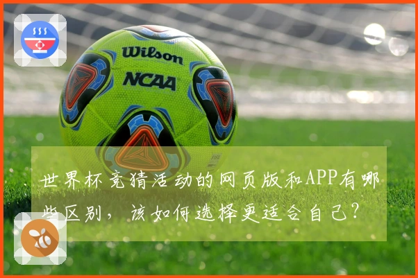 世界杯竞猜活动的网页版和APP有哪些区别，该如何选择更适合自己？