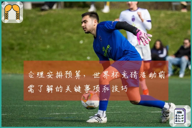 合理安排预算，世界杯竞猜活动前需了解的关键事项和技巧